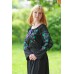 Embroidered blouse "Olvia: grapes"